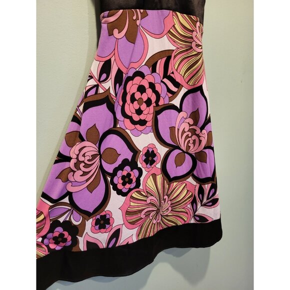 Y2K Taboo Pink Purple Babydoll Sundress Sz M Retro Hippie Whimsygoth - Picture 3 of 6